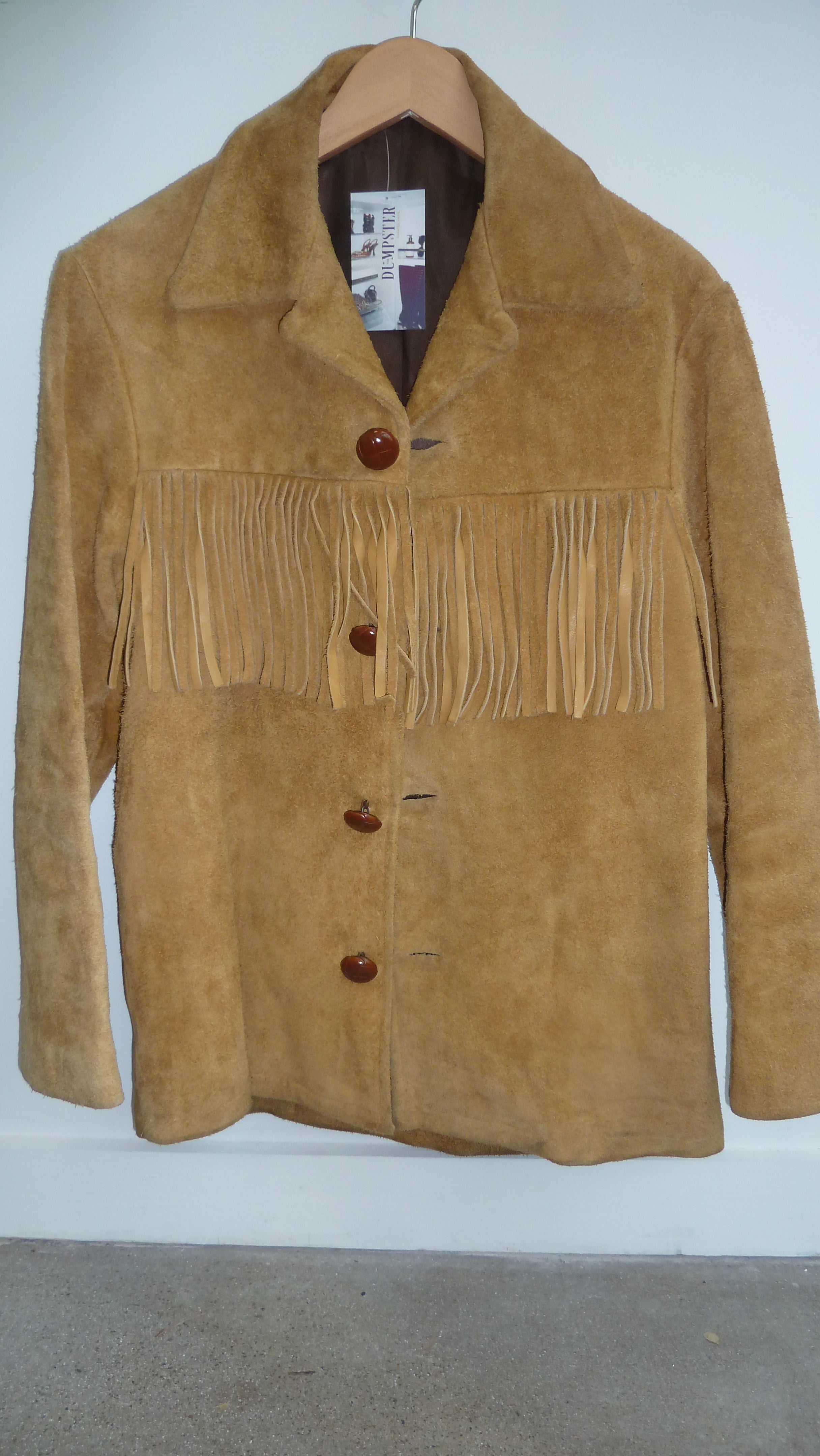 Suede Fringe Jacket