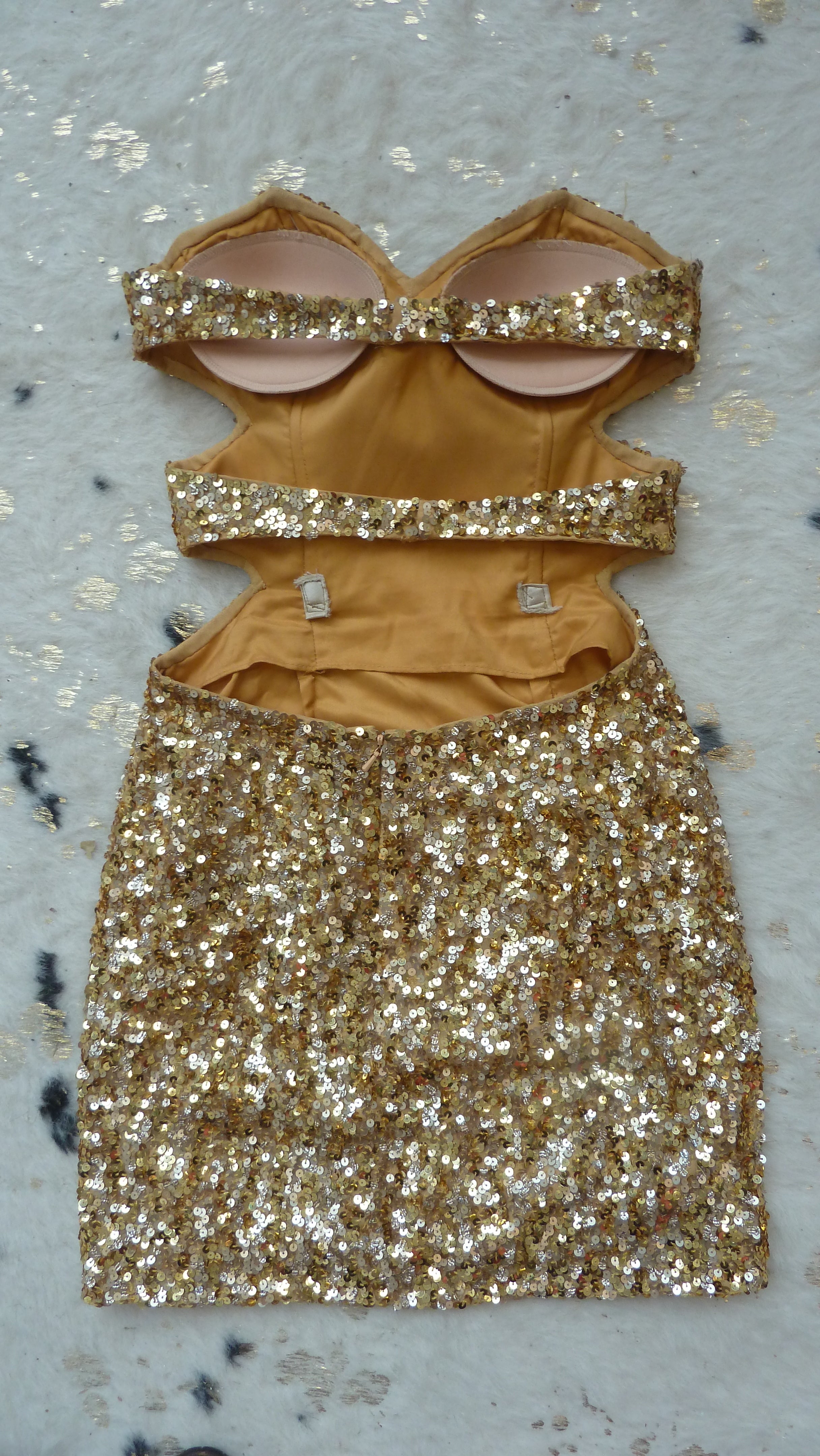 Vintage Silk & Sequin Dress